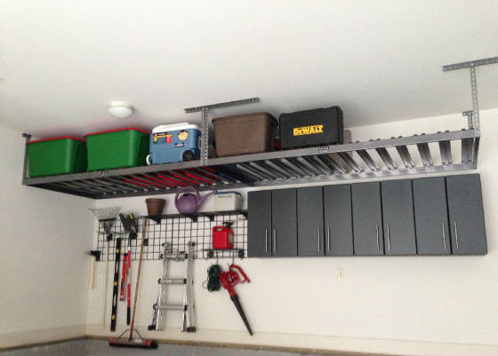 Overhead Storage Loft, Garage Grids and Wall Cabinets