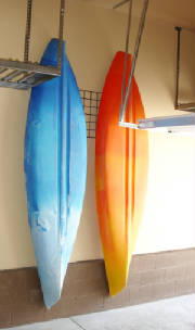 Kayak Hooks for Wall Grid